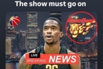 加盟广东！萨姆纳社媒转发穿广东球衣P图：演出必须继续进行！